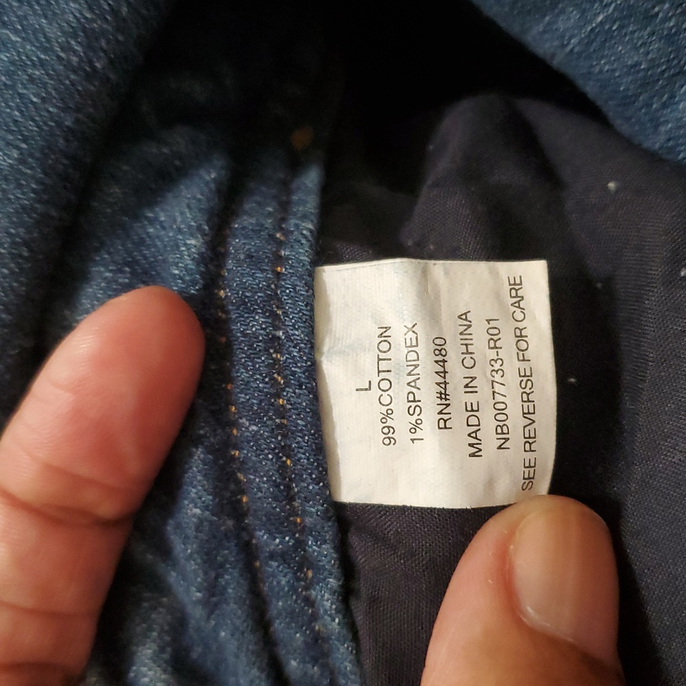 Denim Overalls W/ Rose Gold Hardware. - Picture 10 of 10